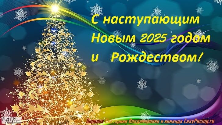 С новым 2025 годом и Рождеством!